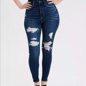 Æ dark blue skinny jeans size 24/00